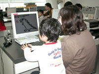 パソコンで絵をかくのはむずかしいね