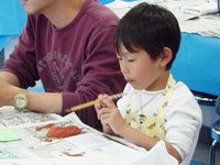 生きていたときはどんないろ？絵の具でふくげん