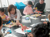 わいわい楽しく作業が進みます