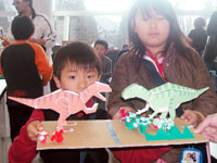 できたよ、ペーパークラフト!