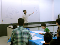 恐竜の復元画についてお話がありました