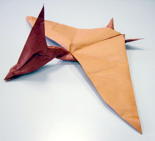 折り紙作品:翼竜タペジャラ