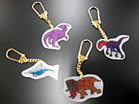 ボクだけの恐竜キーホルダー完成!