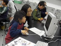 コンピュータ教室「恐竜カレンダーをつくろう！」のイメージ