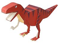 ペーパークラフト - フクイラプトル