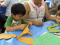 恐竜ふれあい教室「親子でつくる新しい恐竜折り紙『ONE’S』」のイメージ