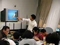 何種類ものタネや葉が観察できました