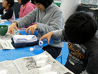 作るレプリカに色をつけます