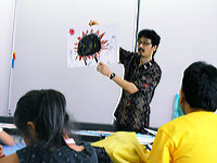 山本先生がじょうずだねとほめてくれました