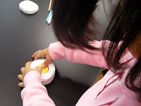 アンモナイトの型につめて…