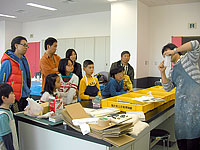 参加者に作業手順をお話しします