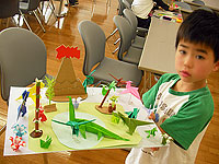 ジオラマかんせい！やったね