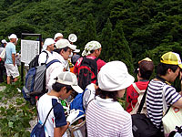 発掘の歴史についての説明