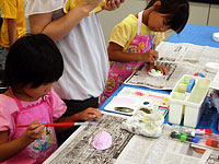 三葉虫はどんな色？考えての色ぬり