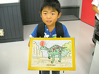 できたよ!ぼくの恐竜パズル