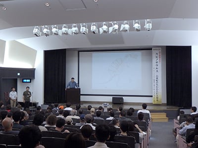 特別展講演会「スピノサウルス―白亜紀の失われた巨大恐竜」のイメージ