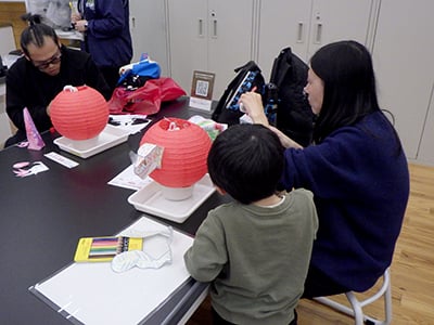 子ども工作教室「光る！恐竜ちょうちんをつくろう！」のイメージ