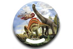 オリジナル恐竜缶バッジのイメージ