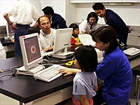 お母さんと協力して