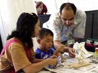 先生に教えてもらいます