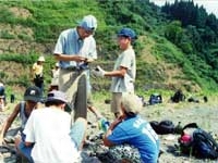 化石かどうか鑑定してもらいます