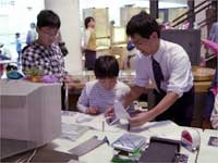 電子顕微鏡を使いました