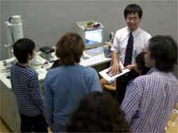 電子顕微鏡写真を撮りました