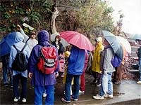 雨が降り大変でした