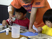 親子でいっしょにがんばりました