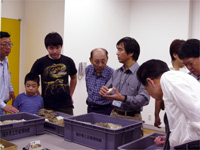 標本を使った説明もされました