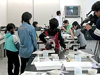 標本の観察ができるよう、処理も学びました