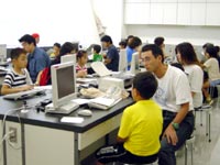 教室のようすです。