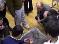 実際に採集してきた標本を使っての説明