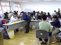 たくさんの親子がきてくれました