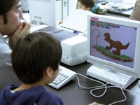 なかなかじょうずに恐竜がかけたね