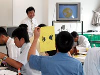 簡単にできる岩石鑑定早見盤を作成