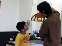 がんばって生き生きとした絵がかけました。