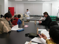 今日の教室についての説明を聞きます。