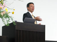 質問にていねいに答えていただきました