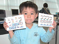 恐竜シール、おうちでもつくってみてね