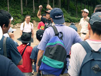 化石採集の道具の使い方をお話しします。