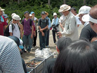 化石採集の道具の使い方をお話しします。