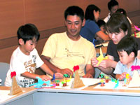 ボクの折り紙ジオラマができました！