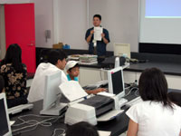 コンピュータでのお絵かきの仕方の説明です。