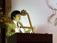 描いた絵をもとにお話しをされていました。