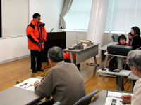 シベリアで着た防寒着を披露