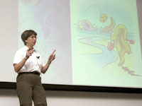 エディアカラ生物の興味深い事実をたくさん話していただきました。