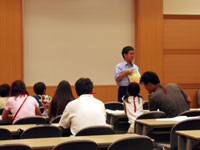 ガイダンスルームでの概要説明