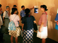 標本以外の展示についても解説を受けました