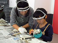 博物館自然教室「貝化石のクリーニングをしよう！」のイメージ